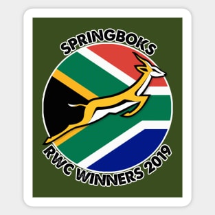 RSA Springboks / World Cup 2019 Winners Sticker